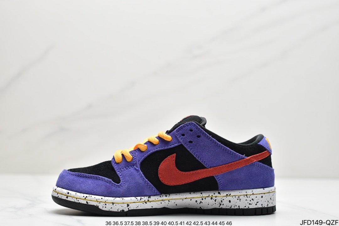 SB Dunk Low ”ACG” Black and Purple Classic Skateboard Shoes SB BQ6817-008