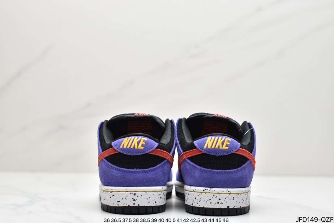 SB Dunk Low ”ACG” Black and Purple Classic Skateboard Shoes SB BQ6817-008