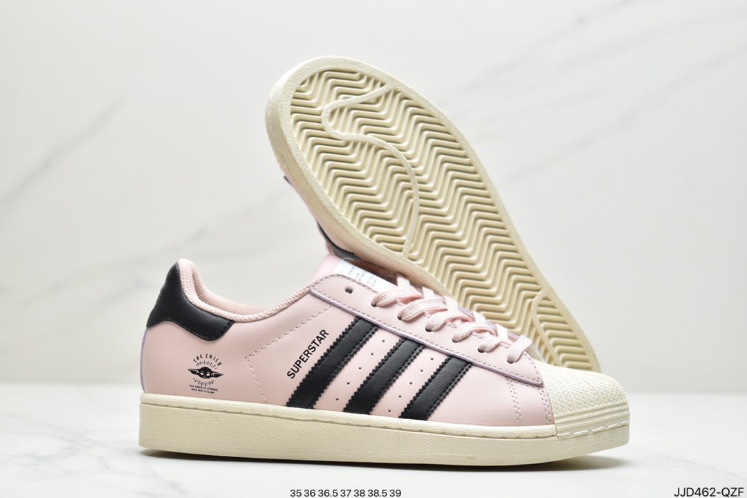 adidas clover Originals Superstars ”White/Red Laceless”” black and green GZ2751