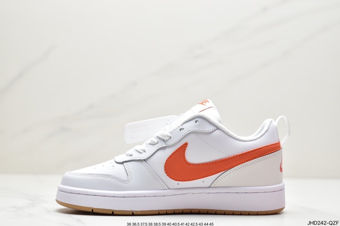 Nike Court Borough Low SE ”White/Pink/Tie-Dye Flower” College Series Casual Sports Leather Shoes ”Leather White Light Pink Tie-Dye Flower” CJ2239-401