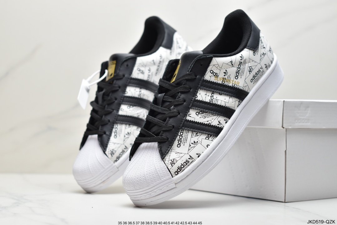 Adidas Originals SUPERSTAR W shell head classic all-match casual whiteboard shoes FX7175