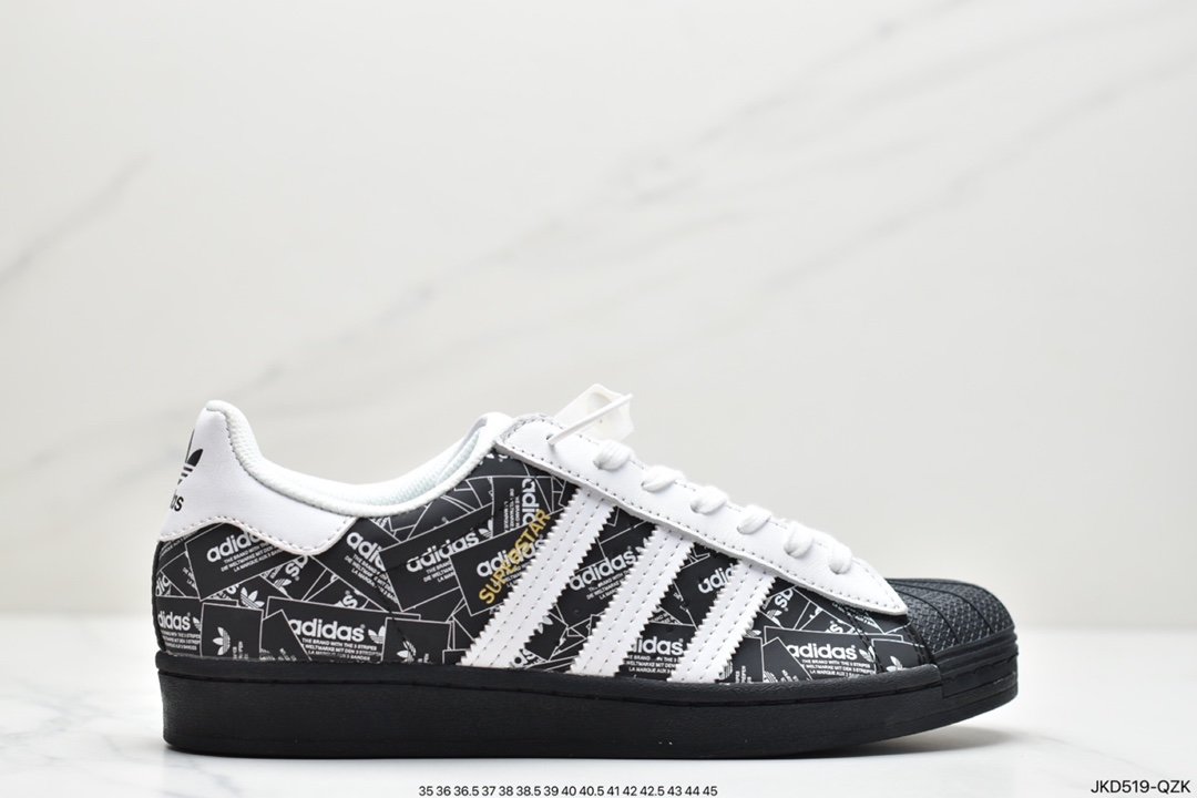 Adidas Originals SUPERSTAR W shell head classic all-match casual whiteboard shoes FX7175