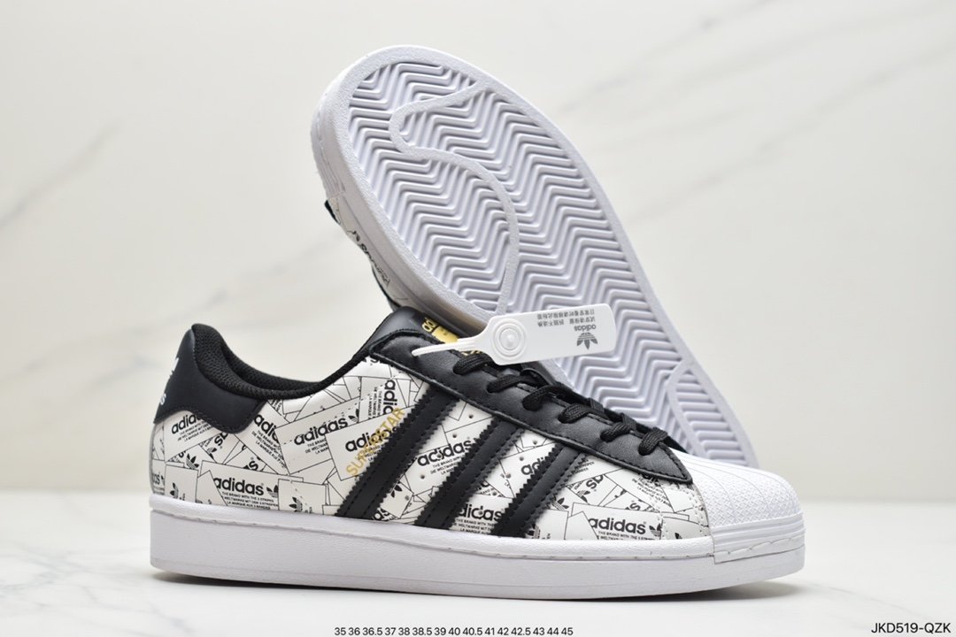 Adidas Originals SUPERSTAR W shell head classic all-match casual whiteboard shoes FX7175