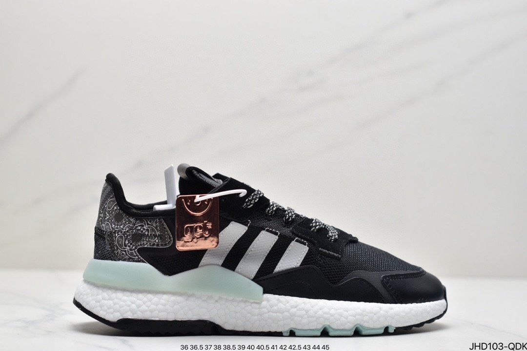 Adidas Nite Jogger 2019 Boost Nightcrawler Retro Running Shoes Original Material FW6687