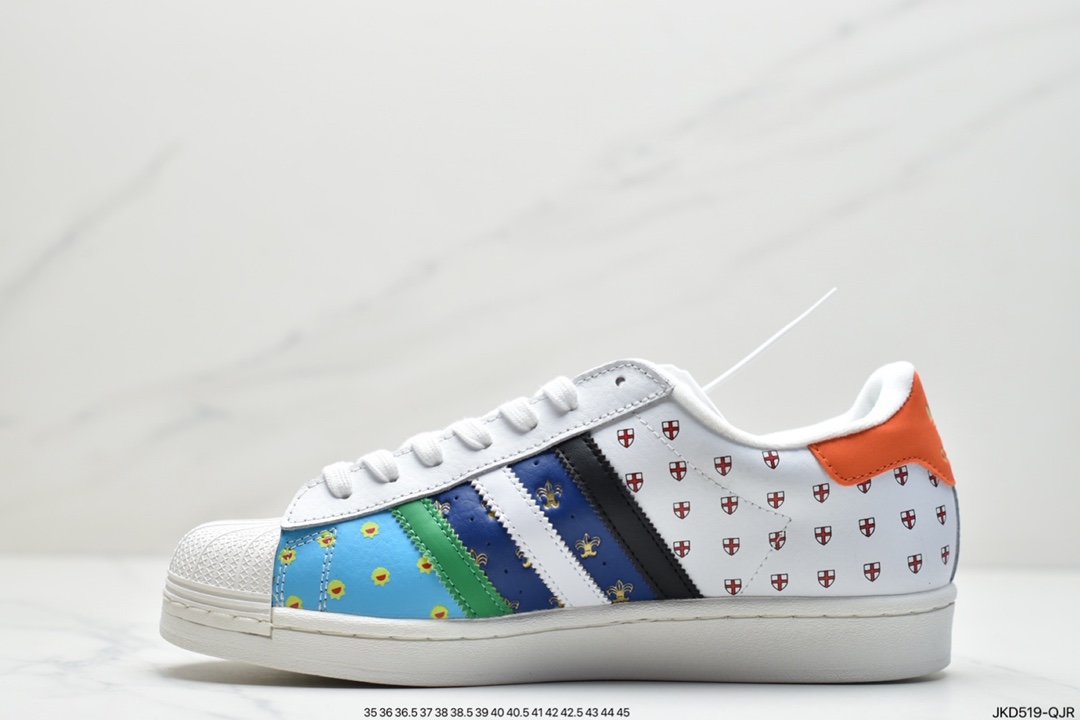 Adidas Originals SUPERSTAR W shell head classic all-match casual whiteboard shoes FX7175