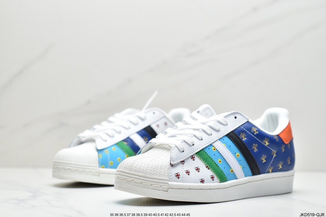 Adidas Originals SUPERSTAR W shell head classic all-match casual whiteboard shoes FX7175