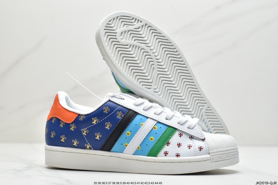 Adidas Originals SUPERSTAR W shell head classic all-match casual whiteboard shoes FX7175