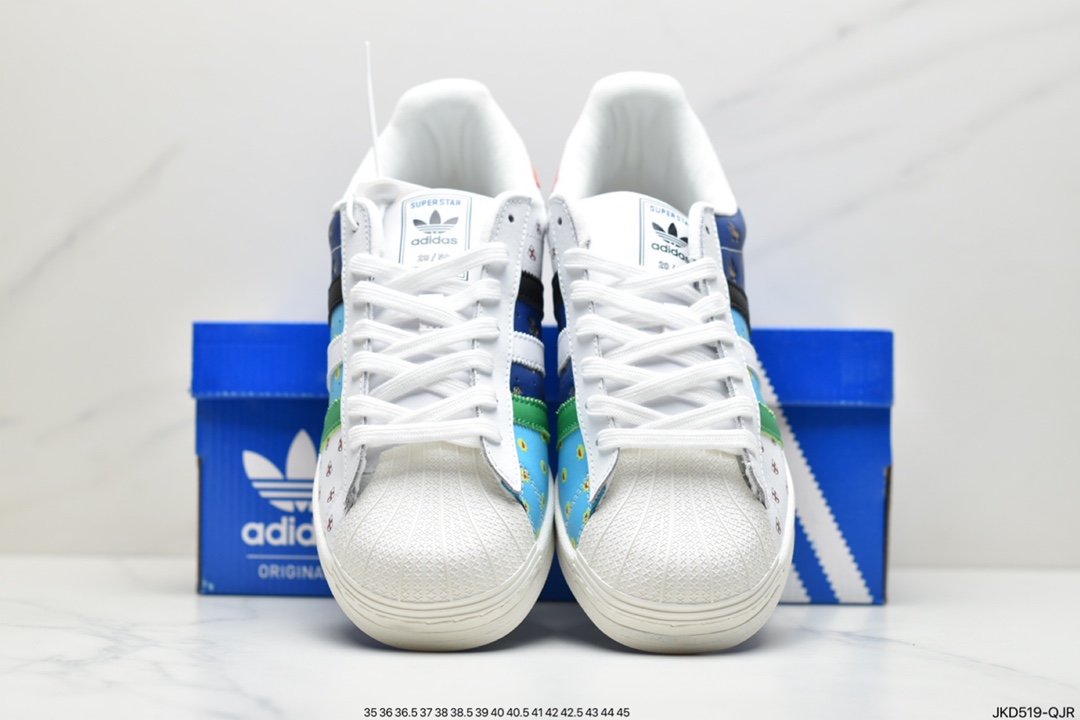 Adidas Originals SUPERSTAR W shell head classic all-match casual whiteboard shoes FX7175