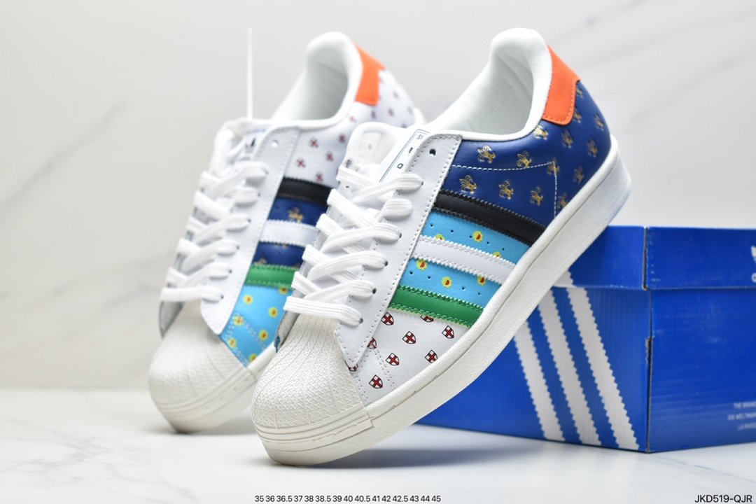 Adidas Originals SUPERSTAR W shell head classic all-match casual whiteboard shoes FX7175