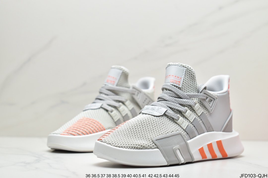 AD EQT Bask ADV White and Green Knit EE5023