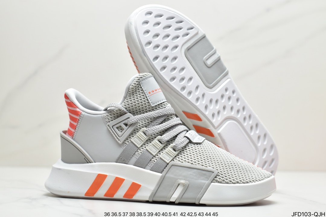 AD EQT Bask ADV White and Green Knit EE5023