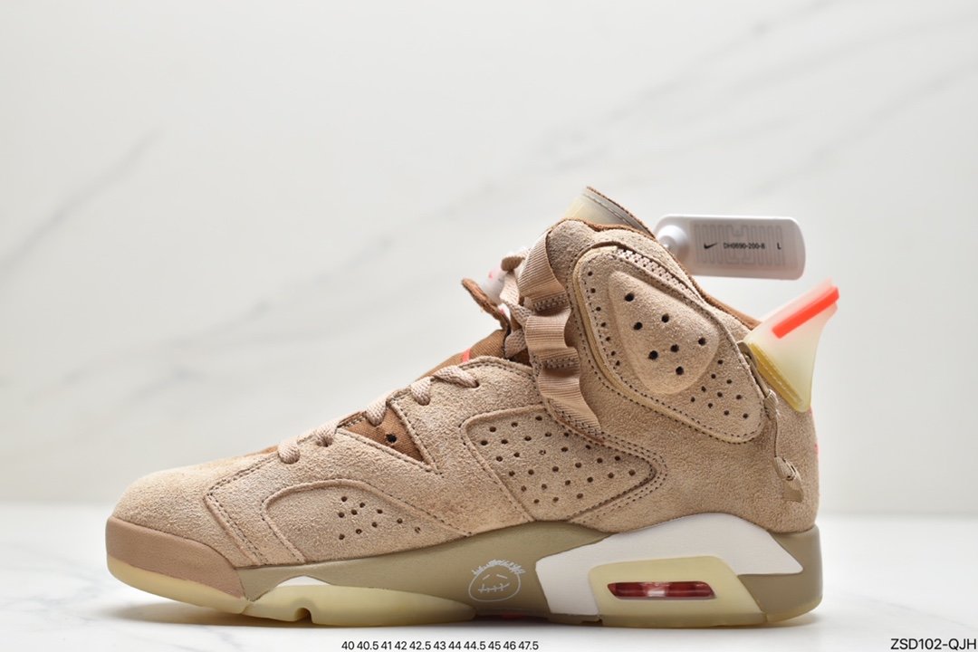 Travis Scott x Air Jordan 6 Retro ”Gold Digger” Khaki DH0690-200