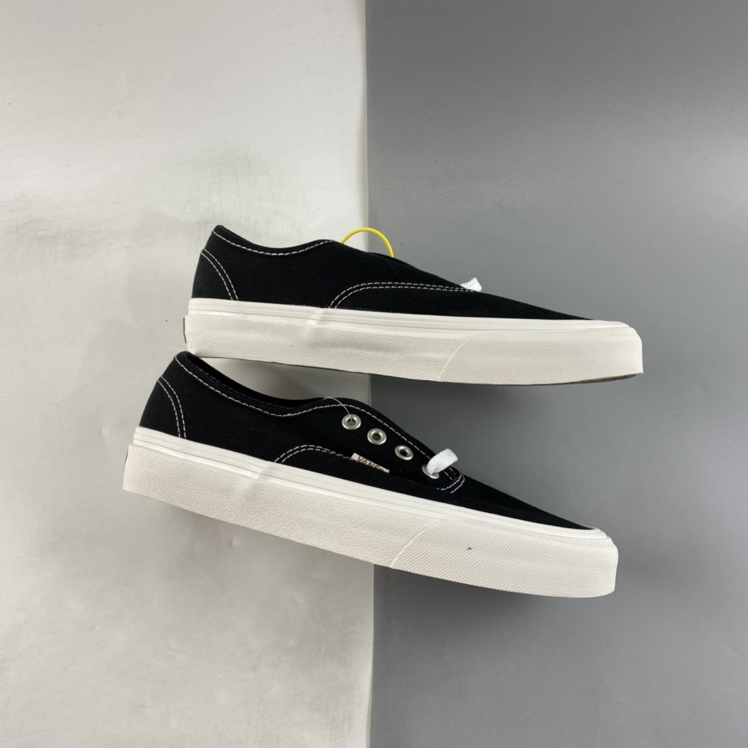 Vans Authentic Vans official black classic street retro style canvas shoes VN0A5HZS9FNI