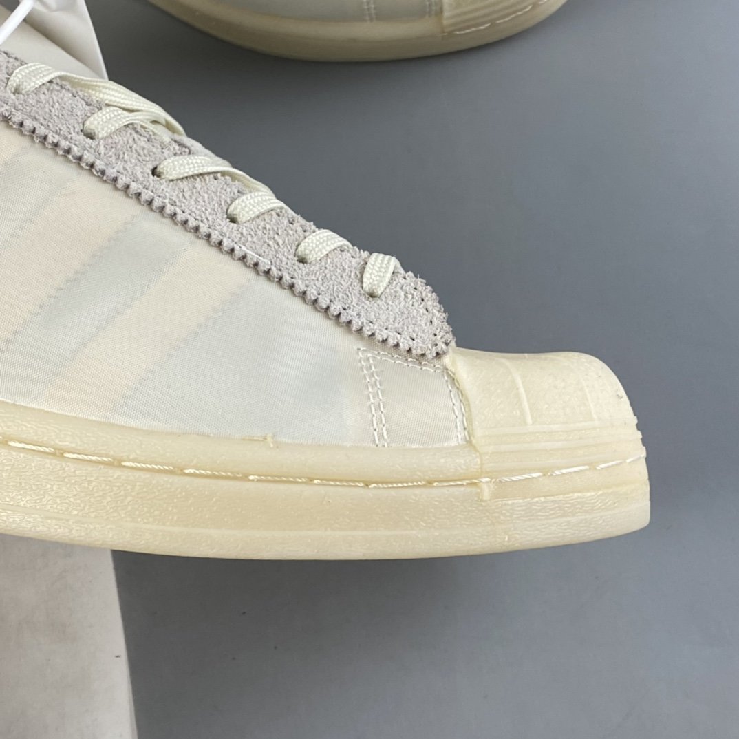 Eason x Adidas Originals Superstar ”Eason Chan Bone White” Shell Toe Classic All-match Casual Sports Shoes FX8116