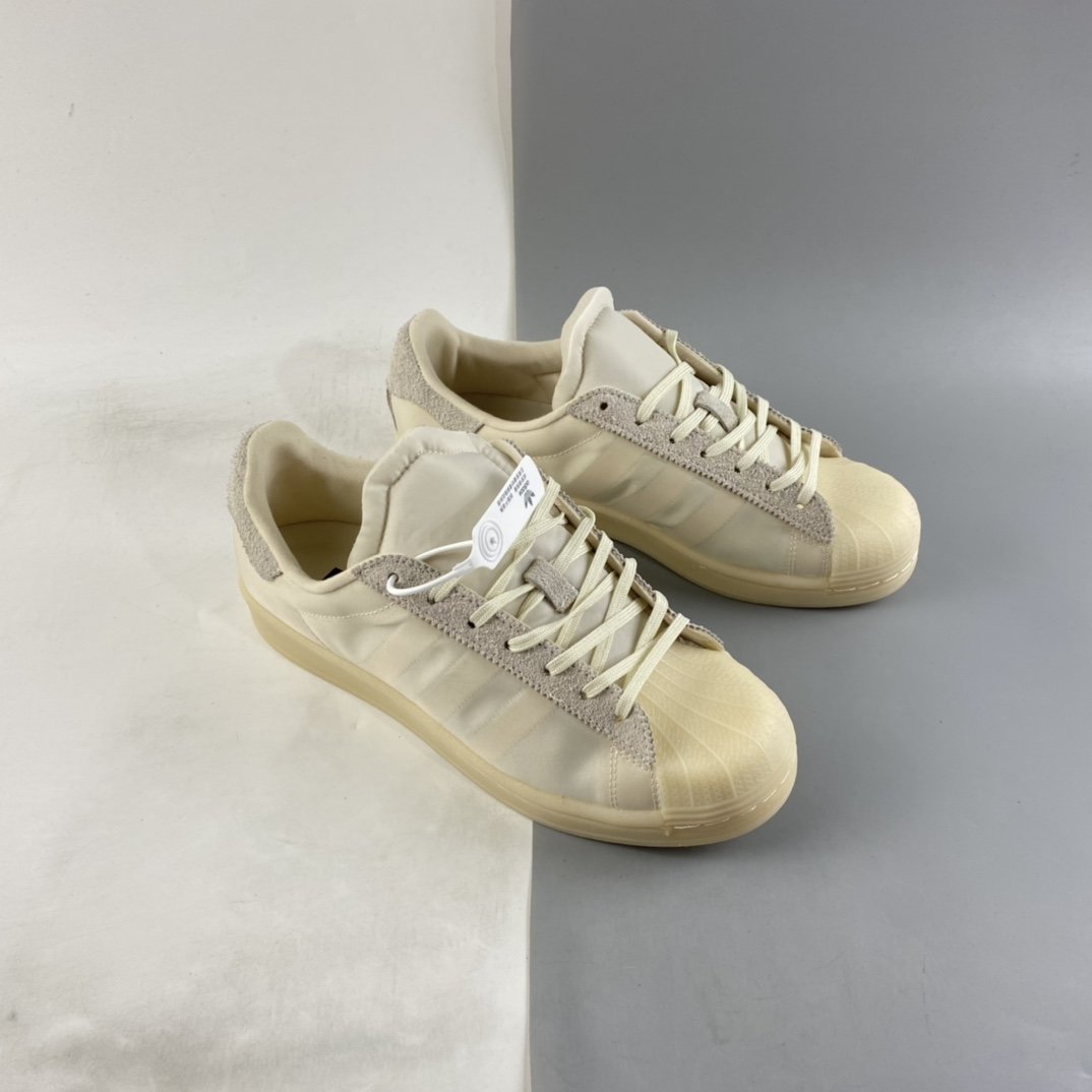 Eason x Adidas Originals Superstar ”Eason Chan Bone White” Shell Toe Classic All-match Casual Sports Shoes FX8116