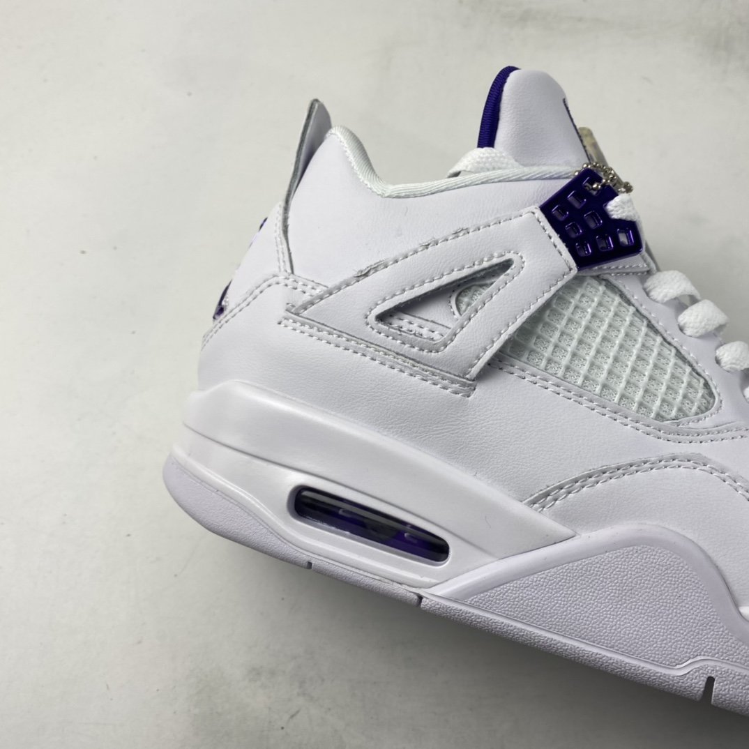 Air Jordan 4 ”Court Purple” AJ4 Joe 4 White Purple Head Layer True Standard CT8527-115