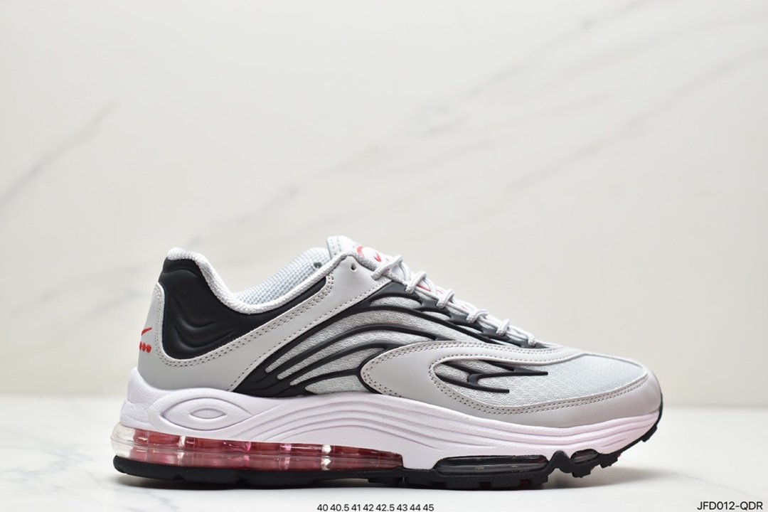 Nike Air Tuned Max ”Grey/Black/Red” all-match casual sports jogging shoes ”light gray black red” CV6984-006