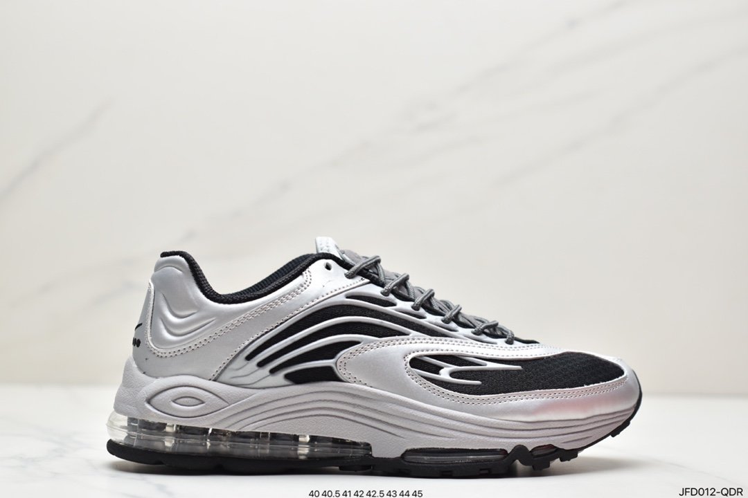 Nike Air Tuned Max ”Grey/Black/Red” all-match casual sports jogging shoes ”light gray black red” CV6984-006