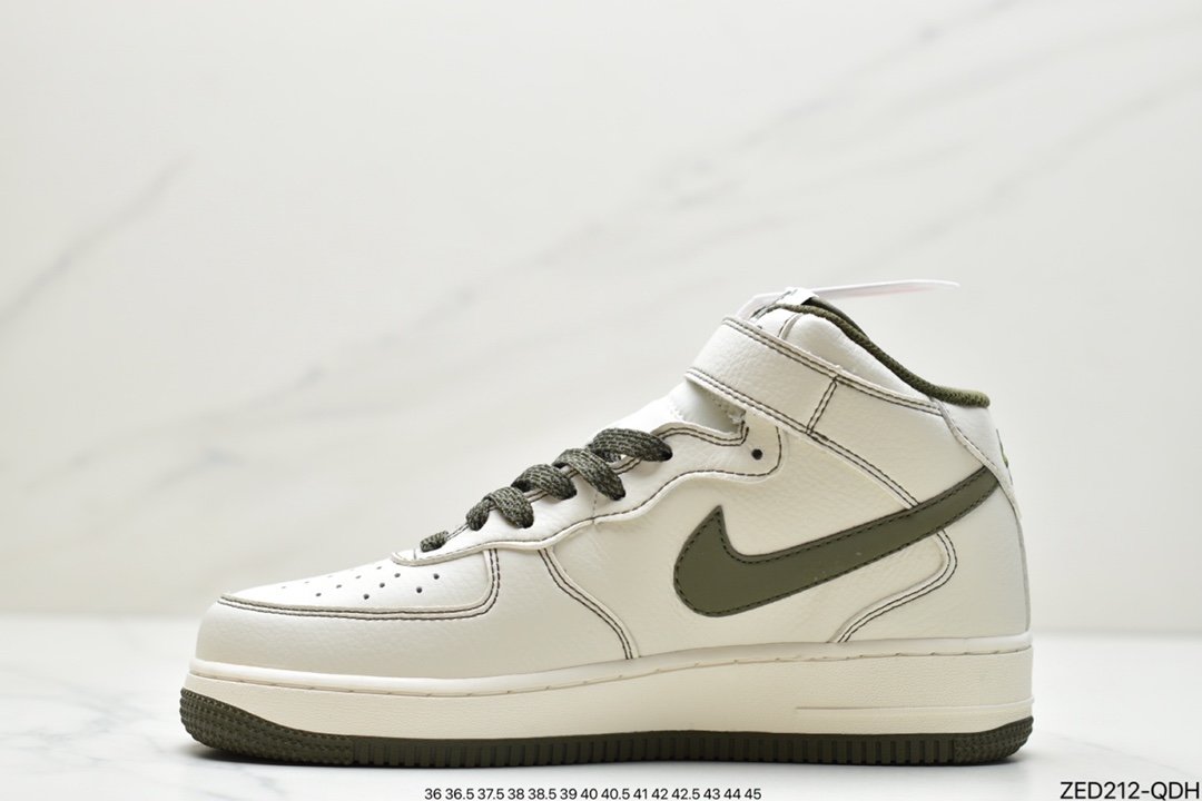 NIke Air Force 1 '07 Mid white colorful ”Dare Devil” Air Force One mid-top sports and leisure shoes 368732-810