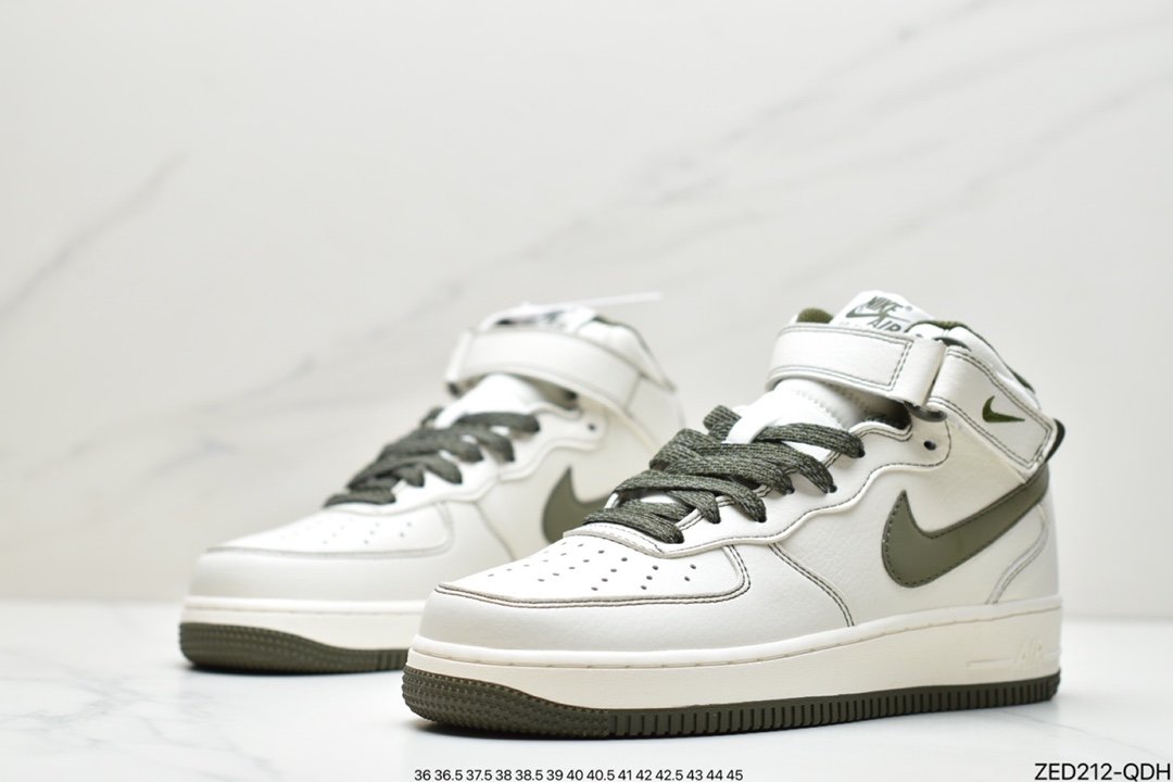 NIke Air Force 1 '07 Mid white colorful ”Dare Devil” Air Force One mid-top sports and leisure shoes 368732-810