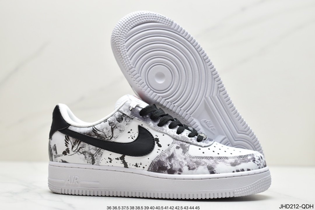 hand-painted inkjet Air Force 1'07 Low Air Force One low-top sports casual shoes CW2288-111