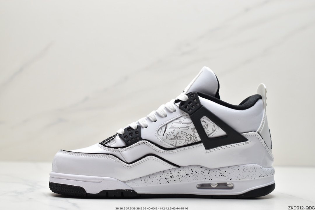 Nike Air Jordan 4 Retro GS”Light Smoke Grey”AJ4手稿 DC4101-100