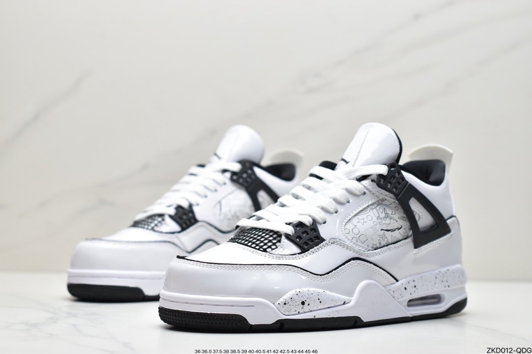 Nike Air Jordan 4 Retro GS”Light Smoke Grey”AJ4手稿 DC4101-100