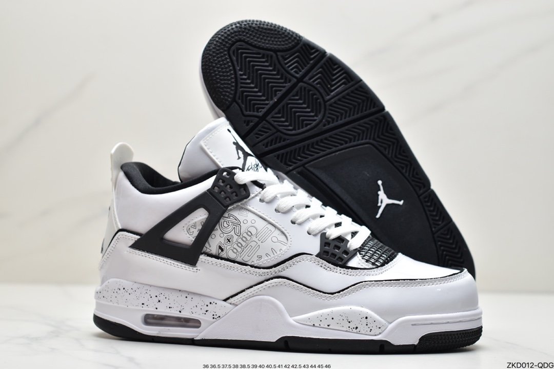 Nike Air Jordan 4 Retro GS”Light Smoke Grey”AJ4手稿 DC4101-100