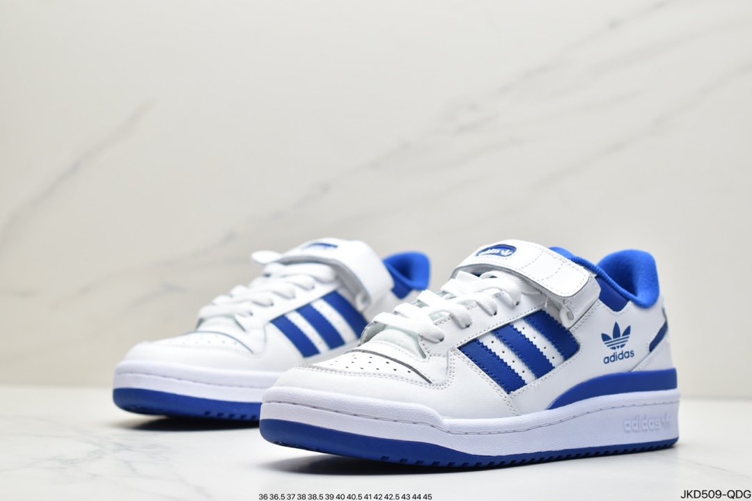 Adidas Forum 84 Low OG ”Bright Blue” Low-top all-match trend casual sports shoes GW0299