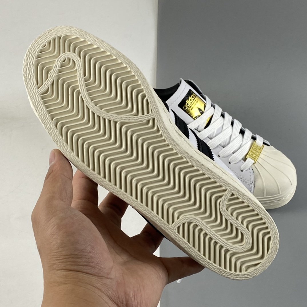 BAPE x Adidas Superstar 80s Ape-man joint shell head full-top casual sneakers GZ8980