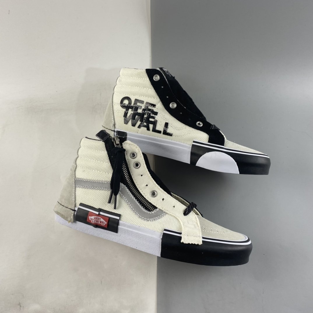 Vans Vault Sk8-Hi Reissue Ca Deconstructionist high-top 3M reflective canvas vulcanized sneakers VN0A3WM1TUU