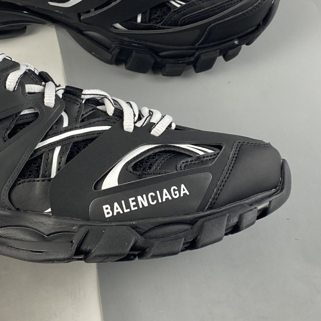 Balenciaga Sneaker Tess s.Gomma MAILLE WHITE/ORANGE 3.0 third-generation outdoor concept shoes