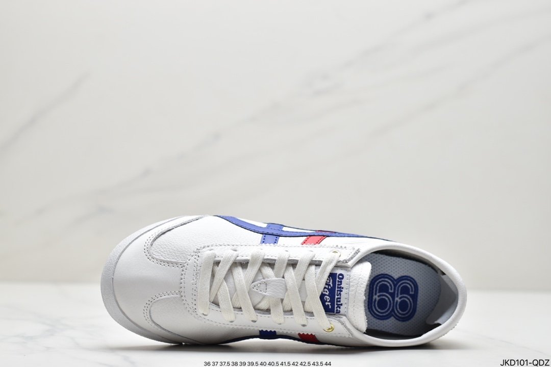 Nissan Classic Veteran - Onitsuka Tiger Mexico 66 Running Shoes ”Leather White White Gray Black” 1183B815