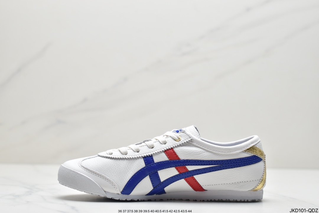 Nissan Classic Veteran - Onitsuka Tiger Mexico 66 Running Shoes ”Leather White White Gray Black” 1183B815