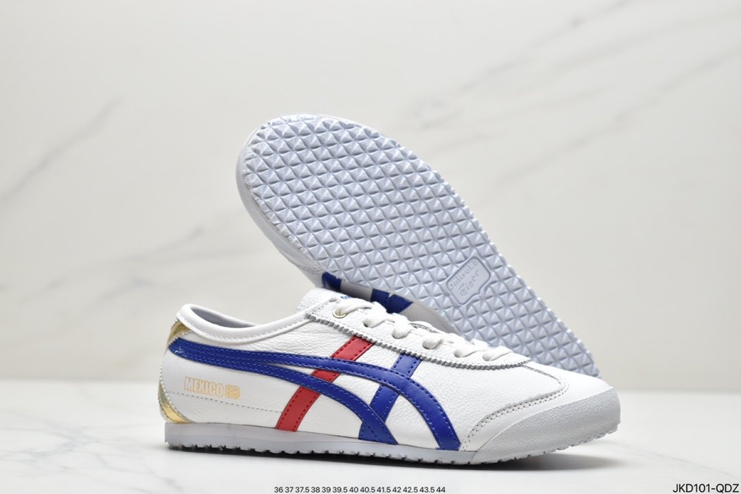 Nissan Classic Veteran - Onitsuka Tiger Mexico 66 Running Shoes ”Leather White White Gray Black” 1183B815