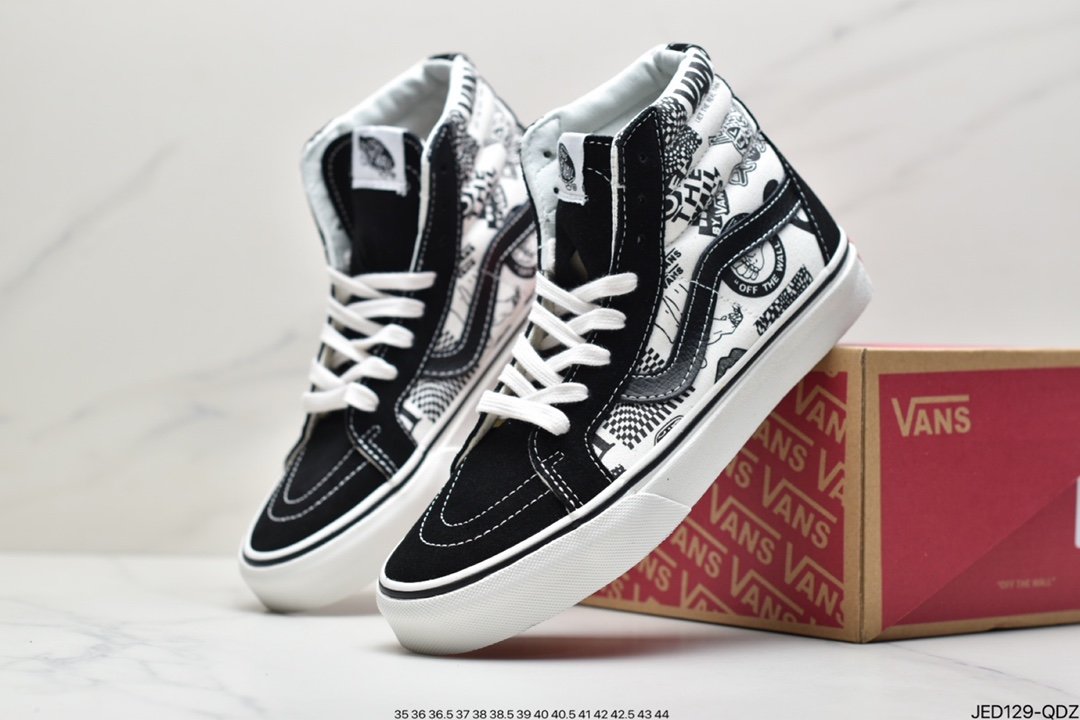 Vans VANS Sk8-Mid classic mid-top men's and women's casual sneakers