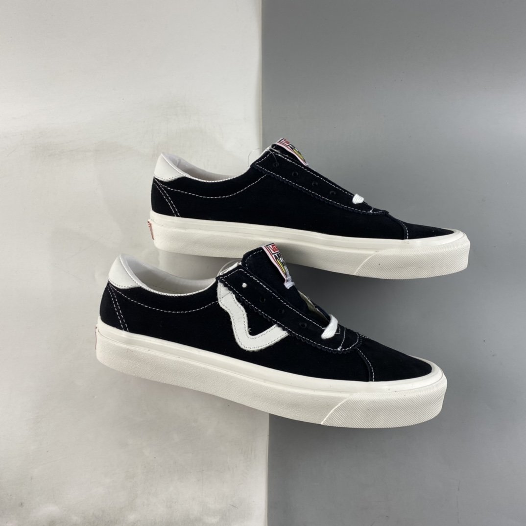 Vans Sport 73 Dx Chen Feiyu same Anaheim classic black and white canvas retro low-top casual sneakers VN0A3WLQUL1