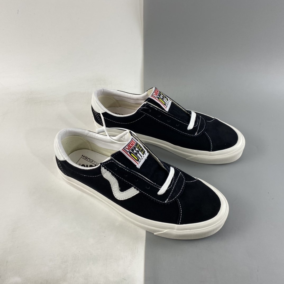 Vans Sport 73 Dx Chen Feiyu same Anaheim classic black and white canvas retro low-top casual sneakers VN0A3WLQUL1