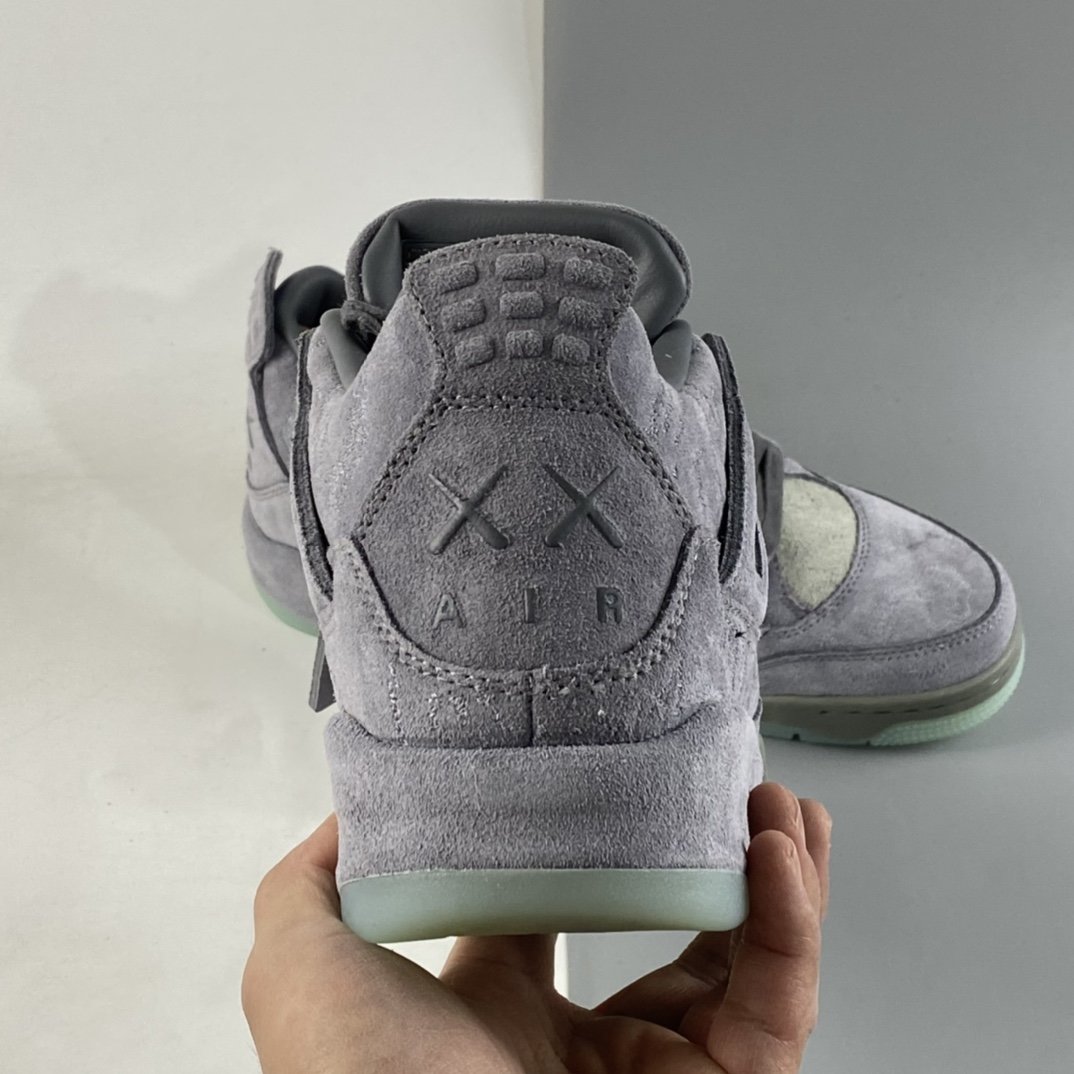 Air Jordan 4 Cool Grey AJ4 Joe 4 Cool Grey Suede Luminous Sole Basketball Shoes 930155-003