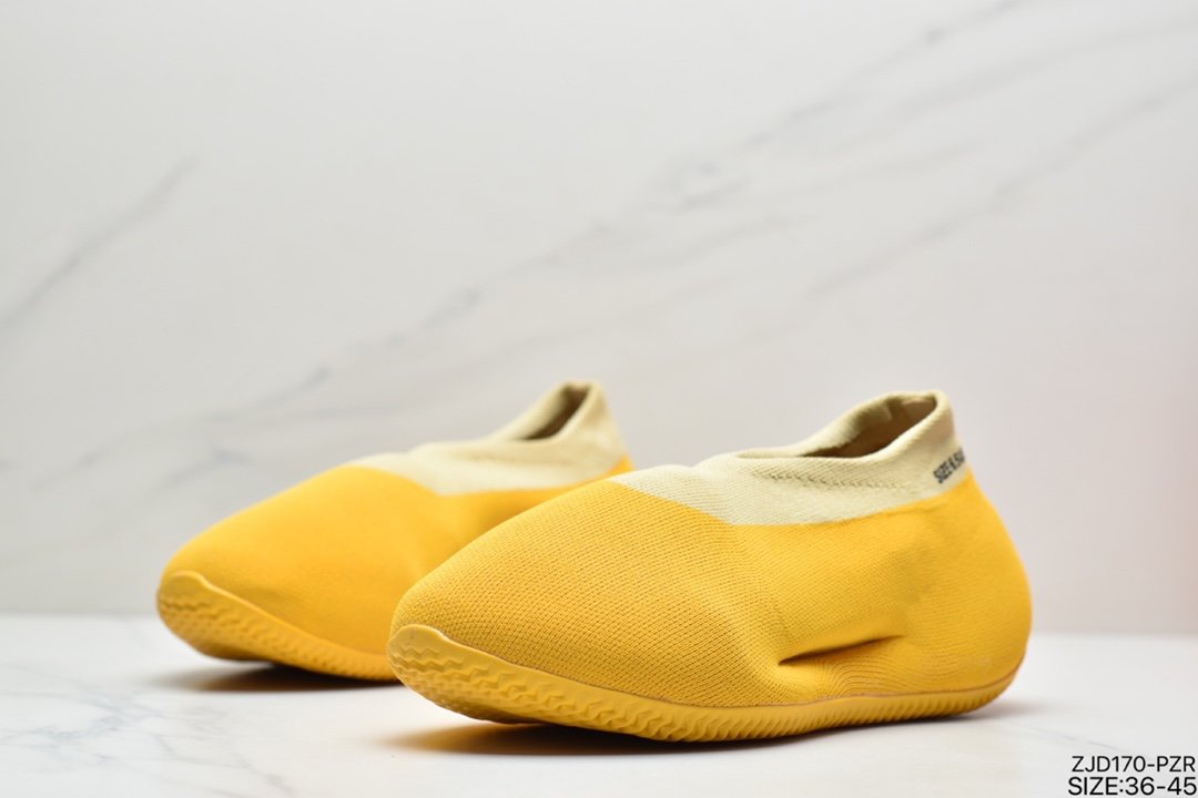 Knit Runner ”Sulfur” Yellow Sulphur Corn Grandpa Coconut Sock Overshoes GW5353