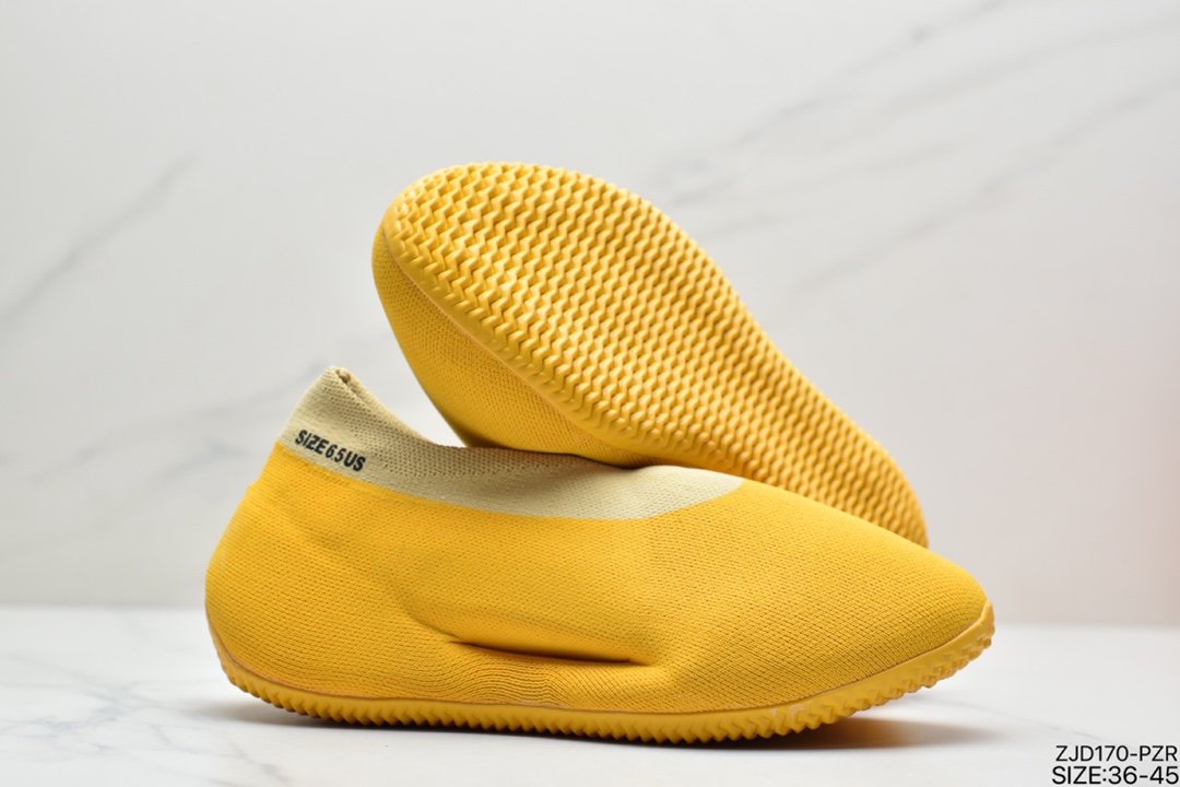 Knit Runner ”Sulfur” Yellow Sulphur Corn Grandpa Coconut Sock Overshoes GW5353