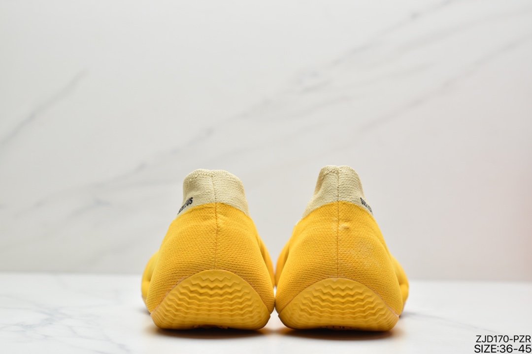 Knit Runner ”Sulfur” Yellow Sulphur Corn Grandpa Coconut Sock Overshoes GW5353