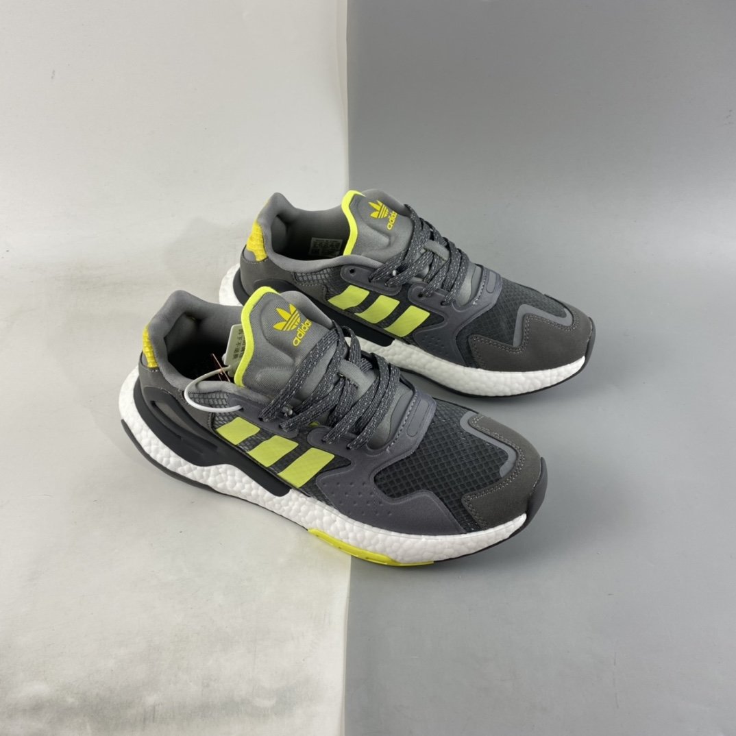 Adidas Originals 2020 Day Jogger Boost Clover 2020 Edition Jogger Series High Elastic Retro Casual Sports Running Shoes FW5997