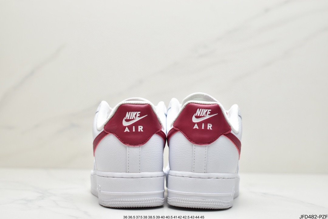 Nike Air Force 1 Low ”White Red Hook Gold Label” These shoes are low-top 315115-154