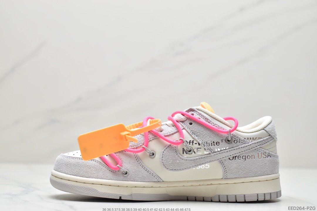 Off-White x Nike Dunk Low NO.3 White Laces DM1602-118