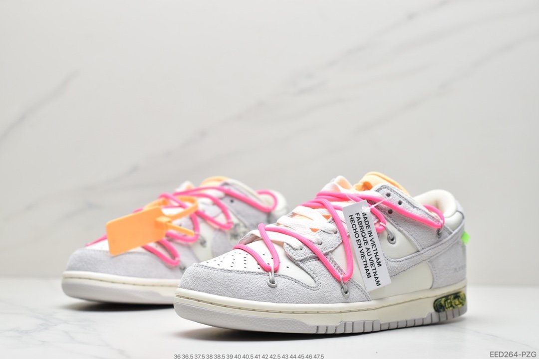 Off-White x Nike Dunk Low NO.3 White Laces DM1602-118