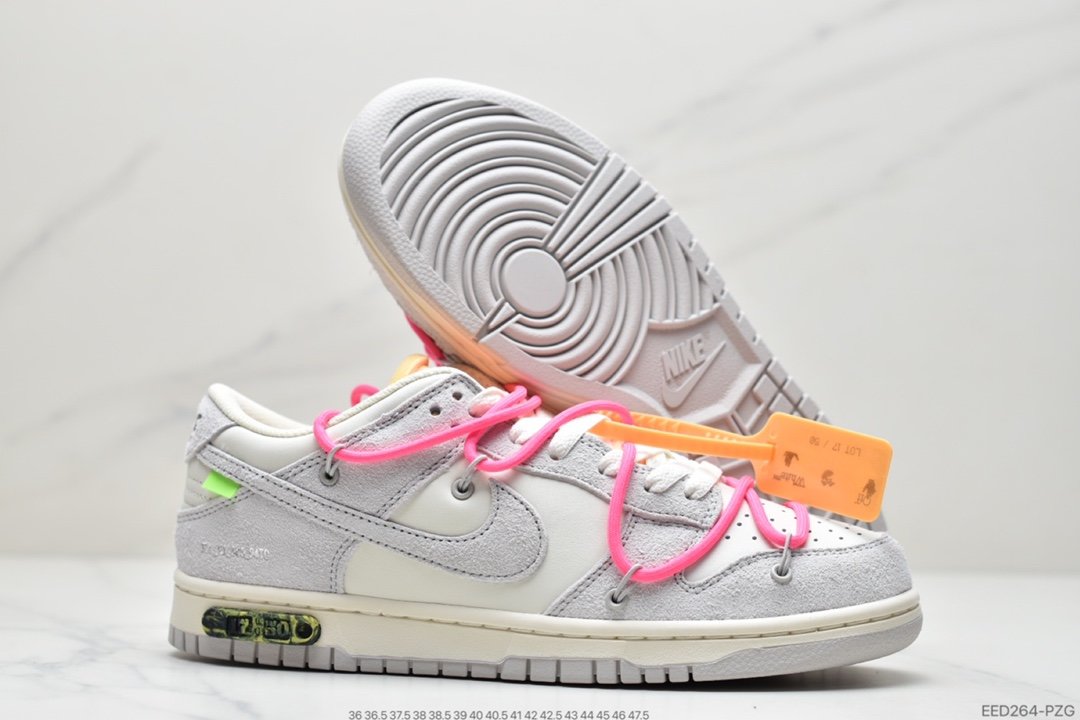 Off-White x Nike Dunk Low NO.3 White Laces DM1602-118