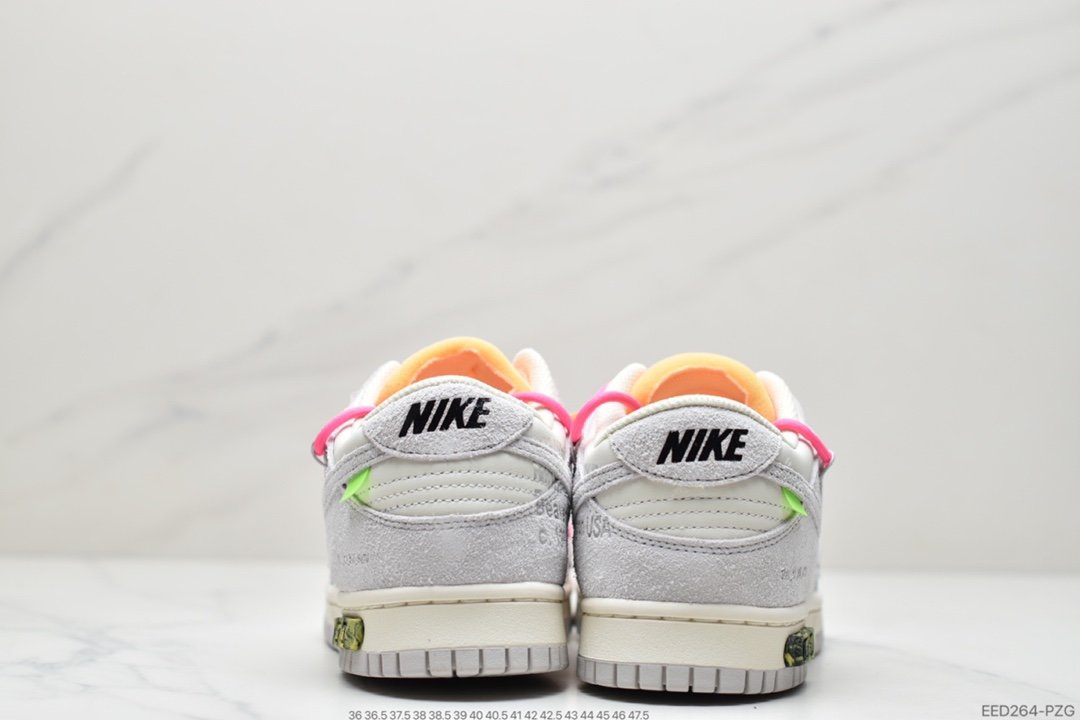 Off-White x Nike Dunk Low NO.3 White Laces DM1602-118