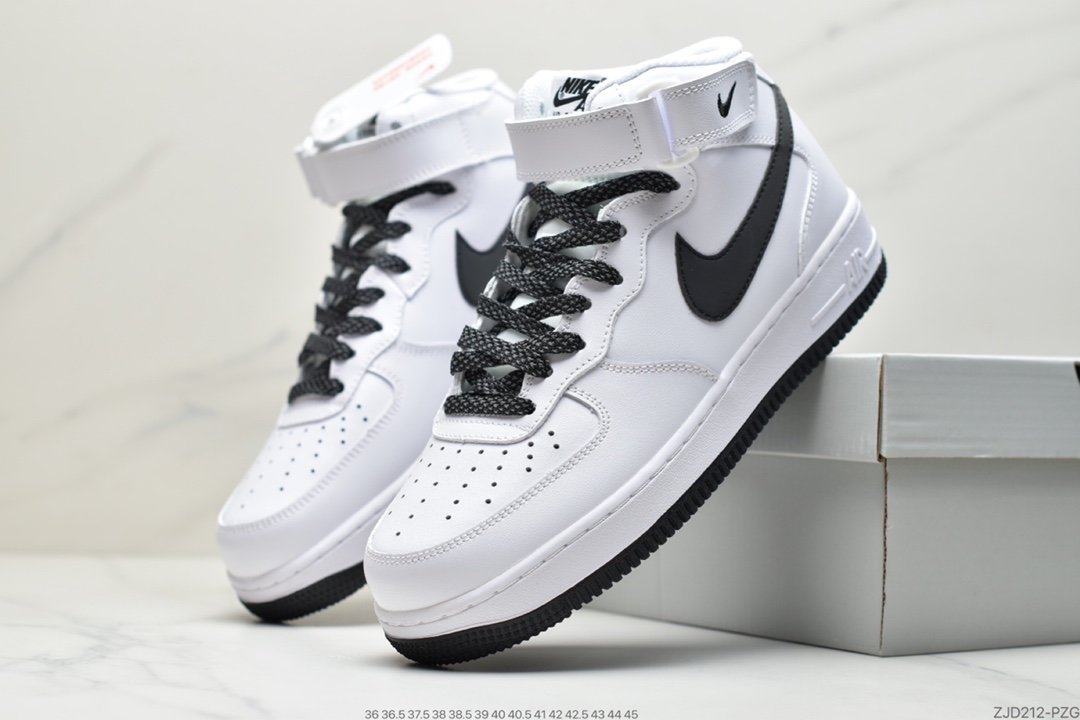 Nike Air Force 1 '07 LV8 3 3D Grey & White High Top Gypsophila 3M Reflective 366731-808