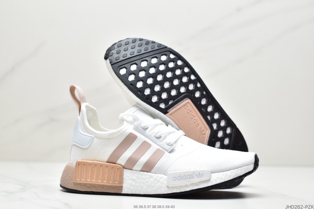 Adidas Boost NMD R1 Series Stretch Needle Shoe Woven EG5662 FV2475